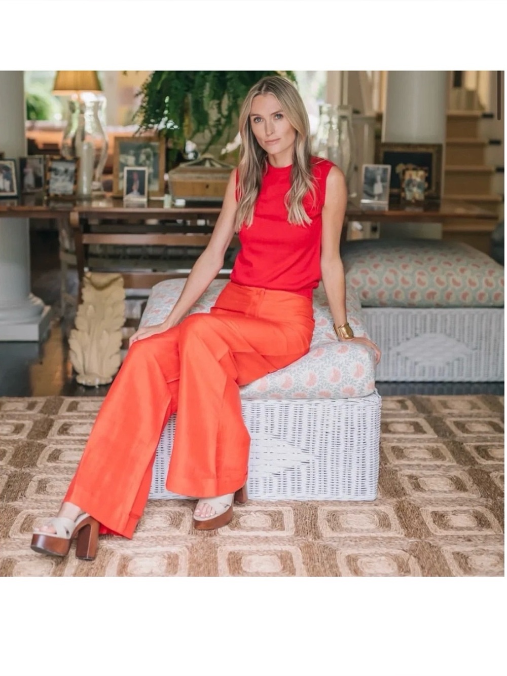 Julia Amory Dupioni Silk Pants